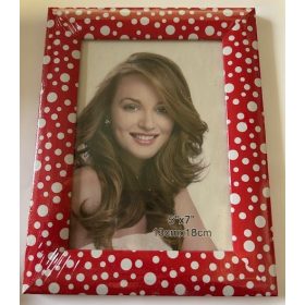 Képkeret asztali 13x18cm pöttyös UTOLSÓ DARABOK