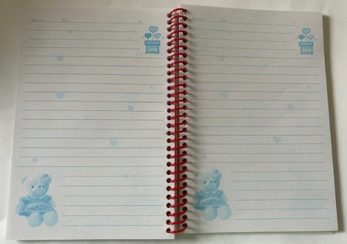 Gyereknapló tollal BJ-1510 13x16 cm rózsaszín UTOLSÓ DARAB