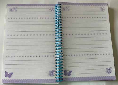 Gyereknapló tollal BJ-1510 13x16 cm kék UTOLSÓ DARAB