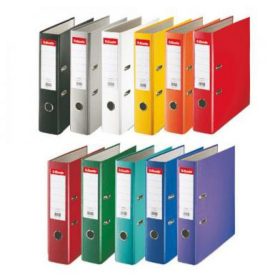   Iratrendező A4, 5cm, élvédő sínnel, 81193 Esselte Economy piros