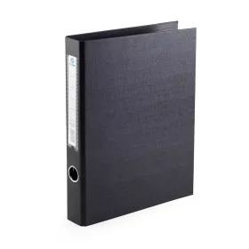   Gyűrűskönyv A4, 3,5cm, 4 gyűrűs PP/PP Bluering® Prémium fekete