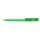 Golyóstoll nyomógombos 0,8mm, műanyag transparens zöld test, Ico Star, írásszín zöld 