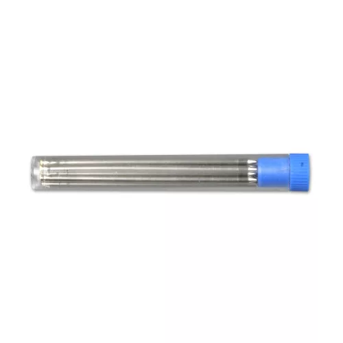 Tollbetét 0,8mm, mini fém Ico, írásszín kék
