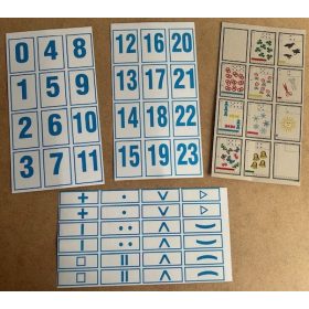 Szám és jelkártya I. osztályos
