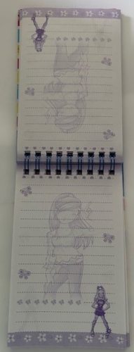 Spirál notesz tollal, vonalas, 8,5x14 cm, keményfedeles UTOLSÓ DARAB