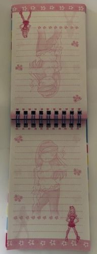 Spirál notesz tollal, vonalas, 8,5x14 cm, keményfedeles UTOLSÓ DARAB