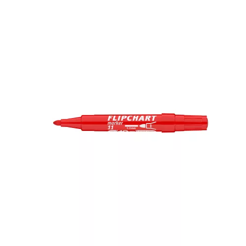 Flipchart marker vízbázisú 3mm, kerek Artip 11 piros