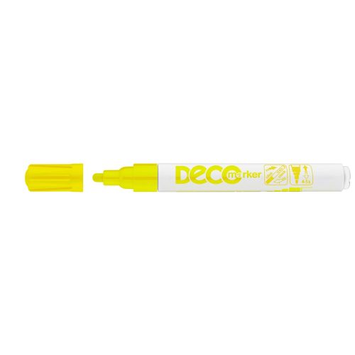 Lakkmarker, decomarker 2-4 mm kerek Ico sárga 