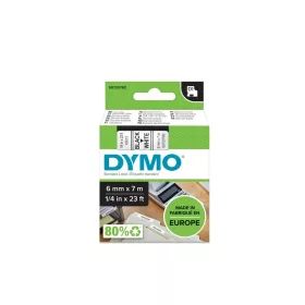   Feliratozógép szalag Dymo D1 S0720780/43613 6mmx7m, ORIGINAL, fekete/fehér