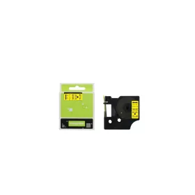   Feliratozógép szalag kompatibilis Dymo D1 S0720580/45018 12mmx7m ECO fekete/sárga