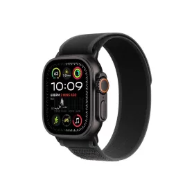   Okosóra APPLE Watch Ultra2 v2 Cellular 49mm Black titanium Case with Black Trail Loop - S/M