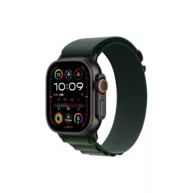   Okosóra APPLE Watch Ultra2 v2 Cellular 49mm Black titanium Case with Dark Green Alpine Loop - Small