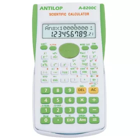   Számológép tudományos 240 funkciós zöld Antilop A-8200C