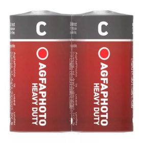   AGFAPHOTO Elem, C baby, 2 db, féltartós (szén-cink), zsugor, AGFAPHOTO "Heavy Duty"