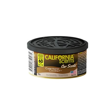 CALIFORNIA SCENTS Autóillatosító konzerv, 42 g, CALIFORNIA SCENTS "Capistrano Coconut"