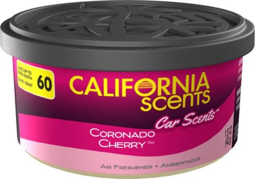 CALIFORNIA SCENTS Autóillatosító konzerv, 42 g, CALIFORNIA SCENTS "Coronado Cherry"