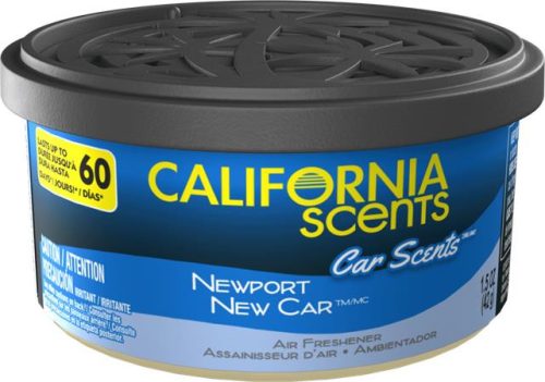 CALIFORNIA SCENTS Autóillatosító konzerv, 42 g, CALIFORNIA SCENTS "Newport New Car"