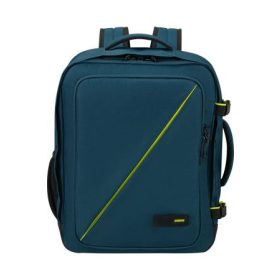   AMERICAN TOURISTER Hátizsák, kabin méret, 38l, M-es, AMERICAN TOURISTER "Take2Cabin", tengerkék