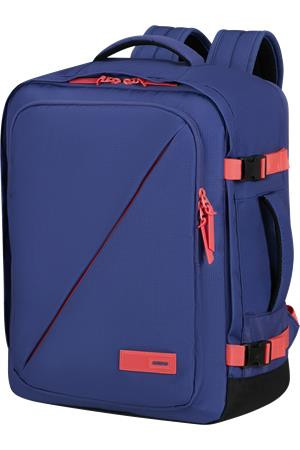 AMERICAN TOURISTER Hátizsák, kabin méret, 38l, M-es, AMERICAN TOURISTER "Take2Cabin", lila/korall
