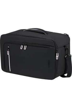 AMERICAN TOURISTER Utazótáska, kabin méret, 21l, 3 in 1, AMERICAN TOURISTER "Puffypop", fekete