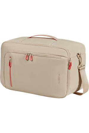 AMERICAN TOURISTER Utazótáska, kabin méret, 21l, 3 in 1, AMERICAN TOURISTER "Puffypop", bézs
