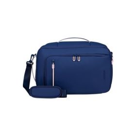   AMERICAN TOURISTER Utazótáska, kabin méret, 21l, 3 in 1, AMERICAN TOURISTER "Puffypop", tengerészkék