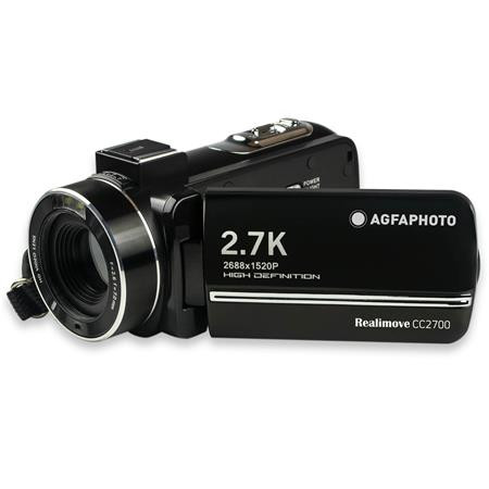 AGFAPHOTO Videókamera + akkumulátor, 2,7K, AGFAPHOTO Realimove "CC2700-2"