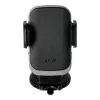 AVAX Autós töltő, vezeték nélküli, szellőzőrácsra/szélvédőre, AVAX "WH601 Freely+", fekete