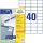 AVERY ZWECKFORM Etikett, univerzális, 52,5x29,7 mm, AVERY ZWECKFORM, 4000 etikett/csomag