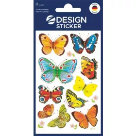   AVERY ZWECKFORM Matrica, papír, 3 ív, 76x120 mm, AVERY ZWECKFORM, "Z-Design No.4462", lepkék