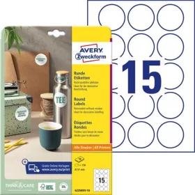   AVERY ZWECKFORM Etikett, 51 mm, kör, eltávolítható, AVERY ZWECKFORM, 150 etikett/csomag