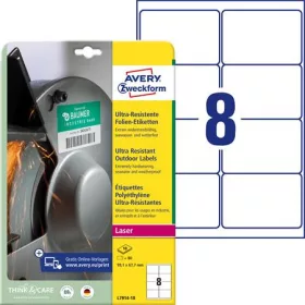   AVERY ZWECKFORM Etikett, univerzális, 99,1x67,7 mm, extra erős, polietilén, AVERY ZWECKFORM, 80 etikett/csomag