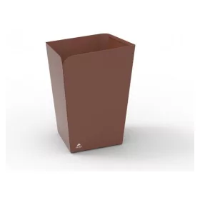 ALBA Papírkosár, 18 liter, fém, ALBA, terrakotta