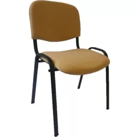   . Tárgyalószék, szövetborítás, fekete fémváz, "Felicia", drapp