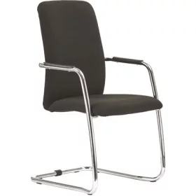   . Tárgyalószék, fekete kárpit, krómozott szánkótalppal,"2181/S Magix"