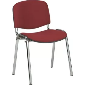   . Tárgyalószék, szövetborítás, krómozott fémváz, "Taurus",bordó