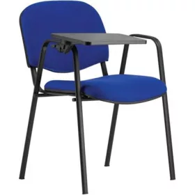   . Tárgyalószék, fekete fémváz, kihajtható írótáblával, "Taurus", kék