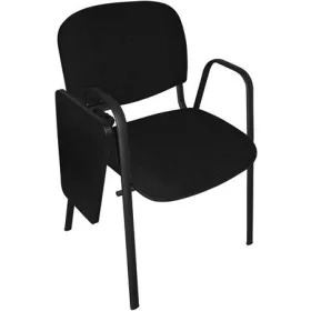   . Tárgyalószék, fekete fémváz, kihajtható írótáblával, "Taurus", fekete