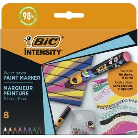   BIC Dekormarker készlet, 1,5 - 2,3 mm, BIC "Paint marker", 8 különböző élénk szín