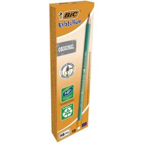   BIC Grafitceruza radírral, HB, hatszögletű, BIC "Evolution Original"