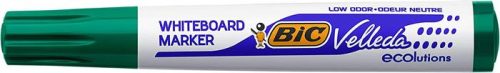 BIC Flipchart- és táblamarker, 1,1-5,6 mm, vágott, BIC "Velleda ecolutions", zöld