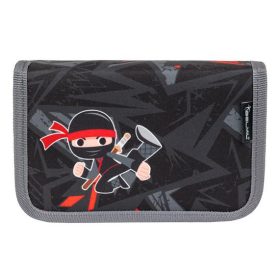   BELMIL Tolltartó, klapnis, cipzáras, BELMIL "Ninja", fekete, nindzsa