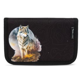   BELMIL Tolltartó, klapnis, cipzáras, BELMIL "Moonless Night", fekete, farkas