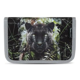   BELMIL Tolltartó, klapnis, cipzáras, BELMIL "Black Panther", fekete párduc