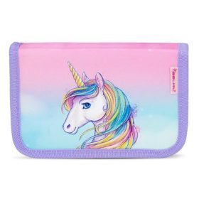   BELMIL Tolltartó, klapnis, cipzáras, BELMIL "Heart of the Rainbow", unikornis