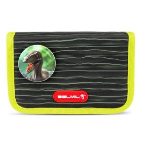   BELMIL Tolltartó, klapnis, cipzáras, BELMIL  "Prehistoric Times", többszínű, dinoszaurusz