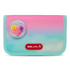  BELMIL Tolltartó, klapnis, cipzáras, BELMIL "Dreamland", rózsaszín-kék, álomország