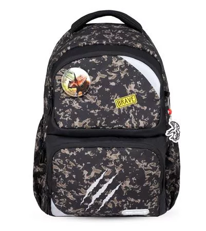 BELMIL Iskolatáska, cipzáras, BELMIL "Maxi Pack Dinosaur World", dinoszaurusz