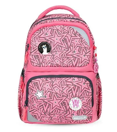 BELMIL Iskolatáska, cipzáras, BELMIL "Maxi Pack Love Stars", csillagok