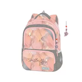   BELMIL Iskolatáska, cipzáras, BELMIL "Maxi Packspecial T-Shinning Butterfly", pillangó